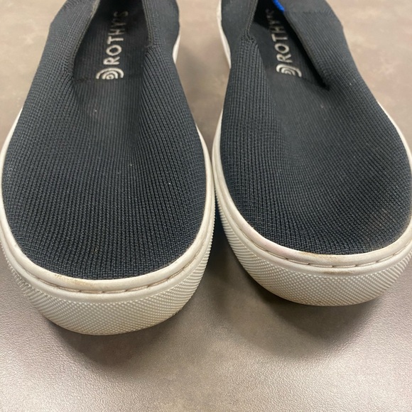Rothy’s Classic Black Slip On Sneaker Size 8 - Picture 2 of 12